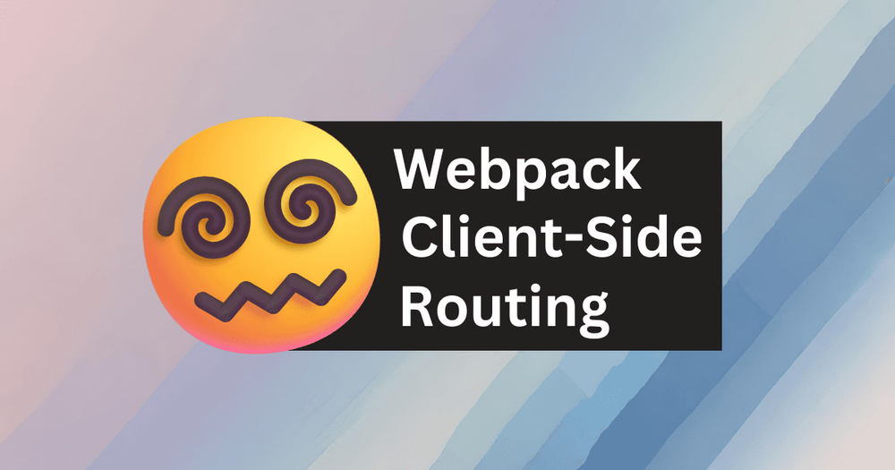 Client-side routing with webpack